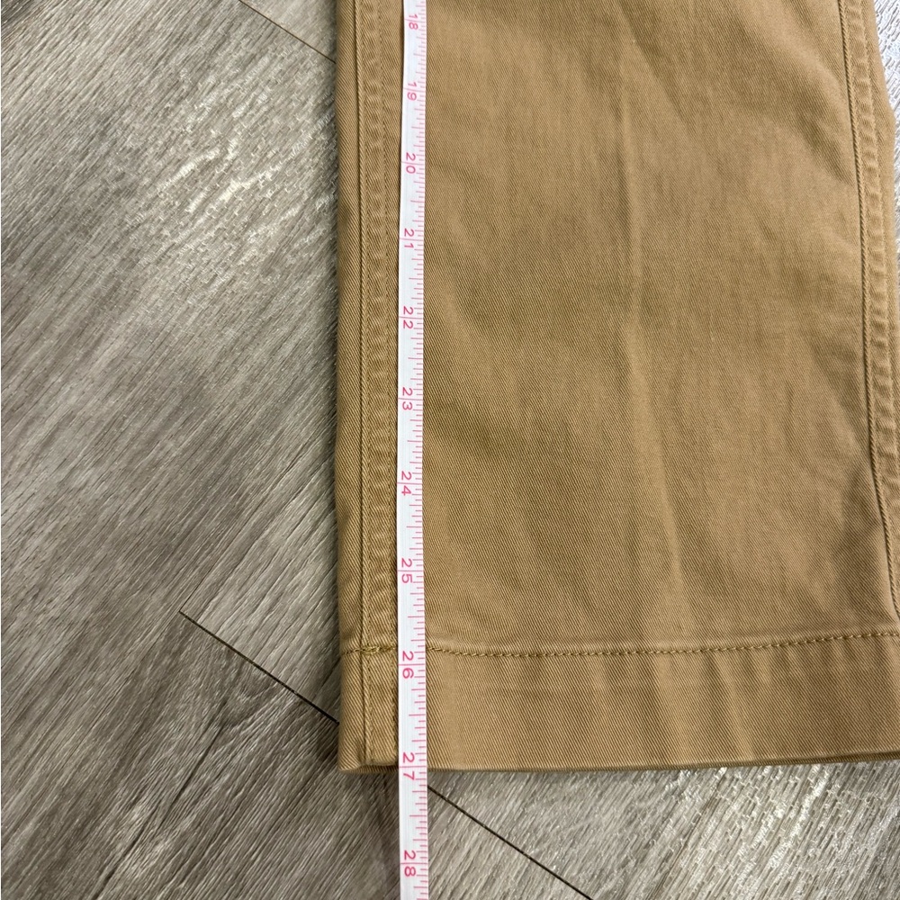 J. Crew High Rise Girlfriend Chino Pants Women Size 2 Tan Straight Leg Office - Picture 11 of 13